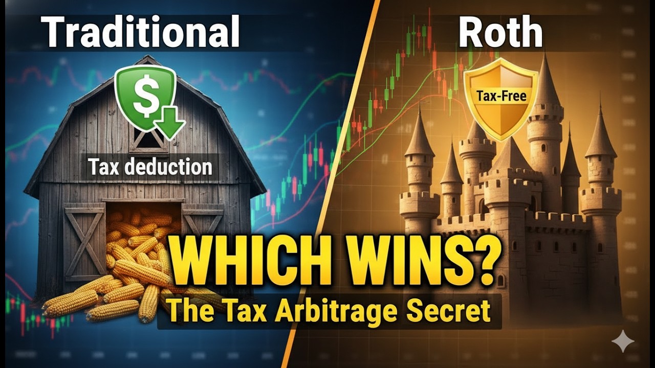 Roth vs Traditional 401k: The Tax Arbitrage Masterclass (How to Pay $0 ...