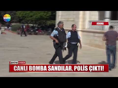 Canlı bomba sandılar, Polis çıktı!