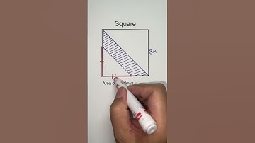 Geometry problems: Solving area of shadow #area #geometry #shorts
