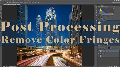 Frequency Separation to remove Chromatic Aberration and Color Fringes