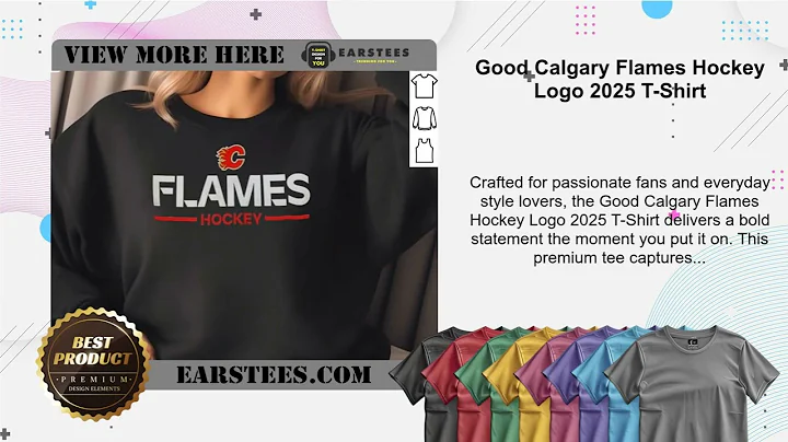 Good Calgary Flames Hockey Logo 2025 T-Shirt