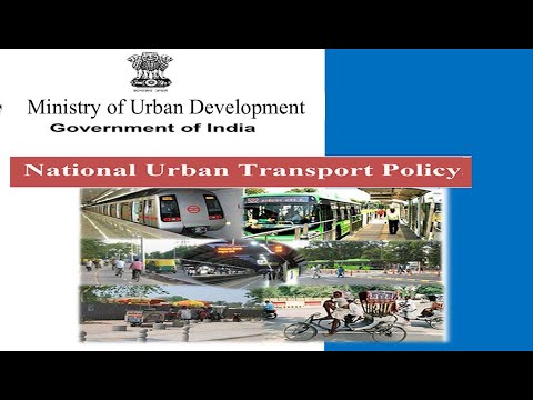 What is National Urban Transport Policy