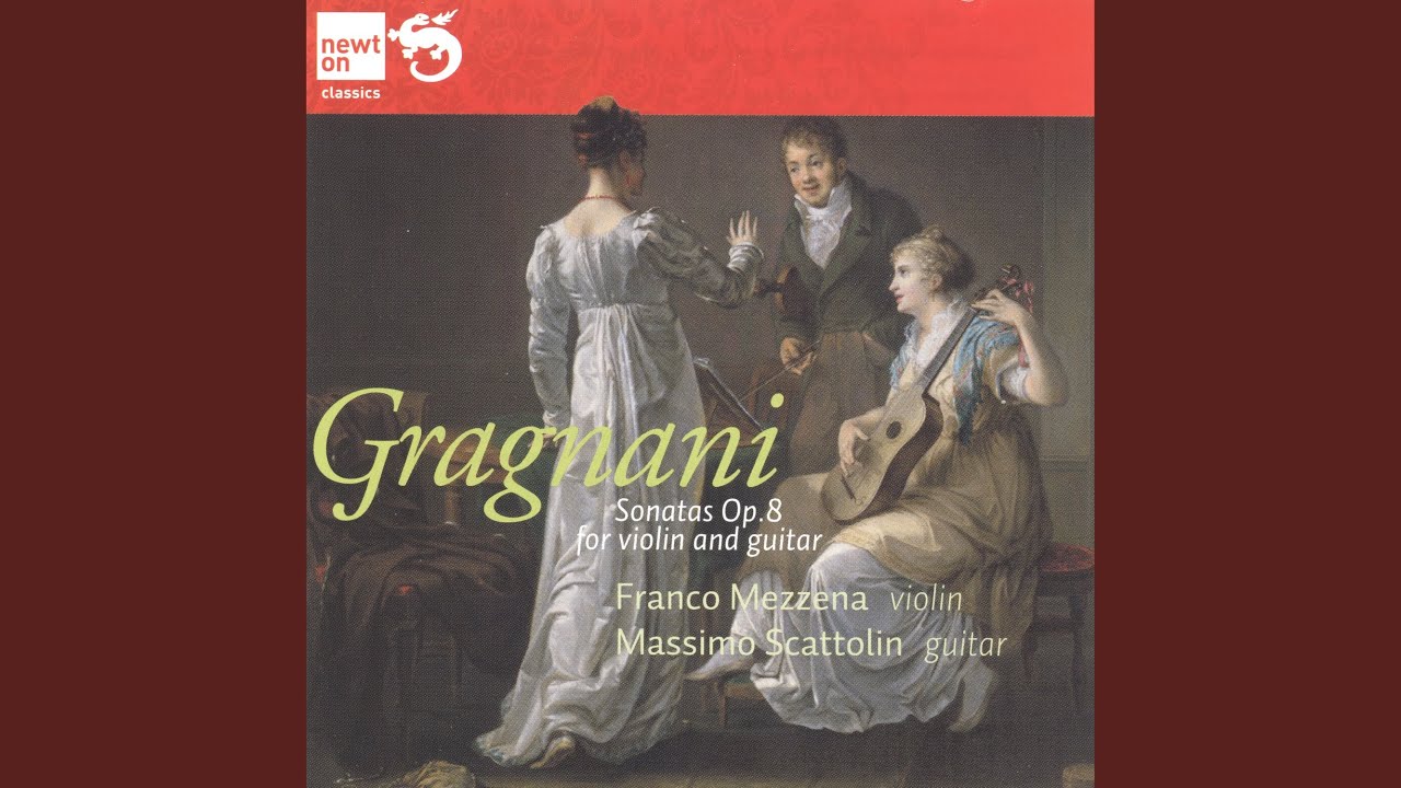 Obejrzyj Gragnani: Sonata for Violin and Guitar Op. 8, No. 2 in C: II. Adagio w YouTube