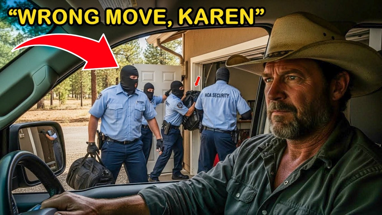 I Returned After 30 Minutes and Caught the HOA Breaking In — Karen Lost It When I Fought Back!