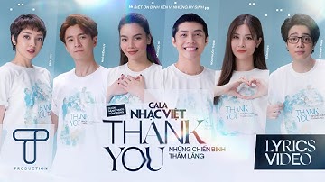 [Lyrics Video] Thank You | Hồ Ngọc Hà, Noo Phước Thịnh, Đông Nhi, Ngô Kiến Huy, Bùi Anh Tuấn,Bảo Anh