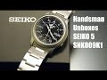 1. Unboxing: Seiko 5 SNK809K1- simple but just good!!