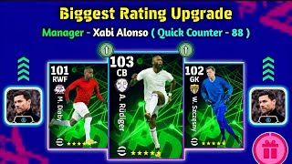 How To Train 99 Rated Free A. Rudiger Nominating Contract Max Level In eFootball 2024 Mobile