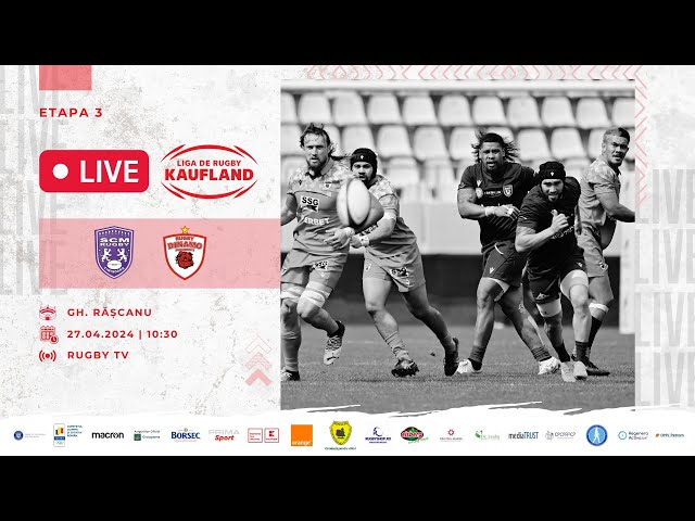 🏉 Liga de Rugby Kaufland: SCM USV Timișoara vs CS Dinamo