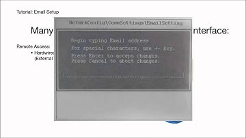 2 Triton - With Ethernet - Email Setup - Menus