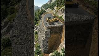 How Engineers Build Roads on Steep Slopes | Slope Stabilization, Geotextile &amp; Gabion Walls