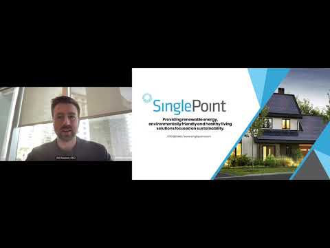 SinglePoint, Inc. (OTCQB: SING) is a sustainable lifestyle Company focused on the solar energy and storage and indoor air purification markets. Singlepoint plans to build the largest renewable energy solutions network and modernize the traditional solar energy and energy storage business model.