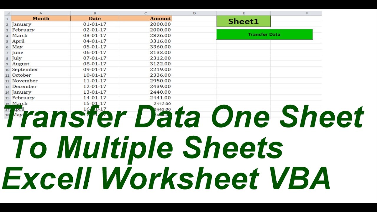 transfer-data-one-sheet-to-multiple-sheets-excell-vba-youtube