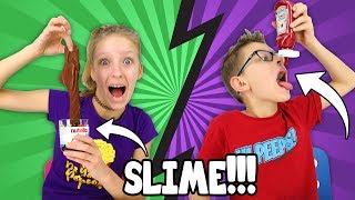 Making FOOD out of SLIME!!!!