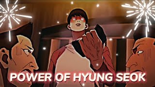 power of hyung seok || lookism edits 💫 lookism anime ♥️ #viralvideo #shortsviral #4kstatus