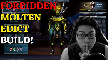 Dauntless - End Game Molten Edict Build - No dodging skills required!