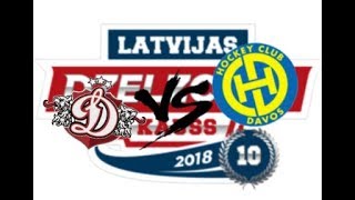 Dinamo Riga 6:1 HC Davos Dzelzceļa kauss 2018 (Inside Arēna Rīga)