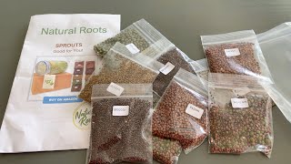 Variety Pack Sprouting Seeds Unboxing