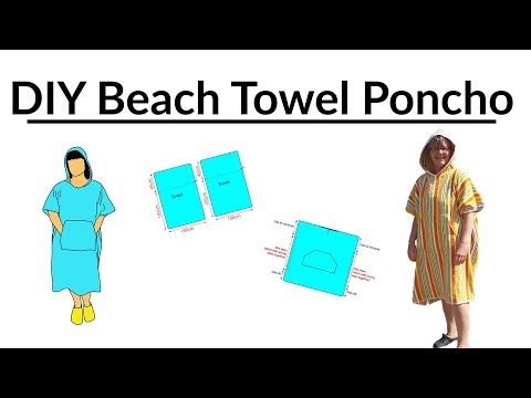 Video: Towel Poncho (14 Photos): How To Choose A Poncho Towel With A Hood For Adults