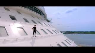 Freerunner let loose onboard world's largest cruise ship Harmony of the Seas