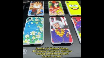 All materials printing！How to print phonecase by Funsun UV printer?