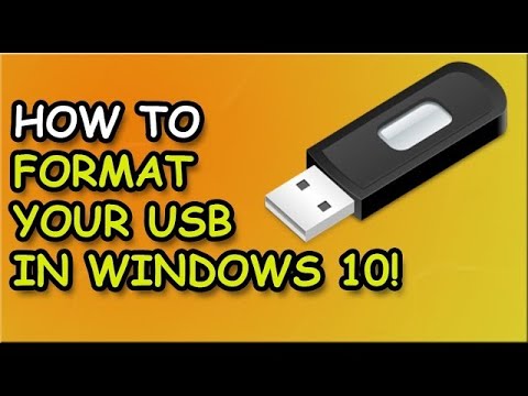 How to Format USB Flash Drive on Windows 10