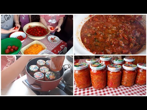 VLOG65 #leco🍅🌶🧅🫑🧄🥕hazırlanma qaydası #любимый рецепт лечо😋👍#qış hazırlığı👌