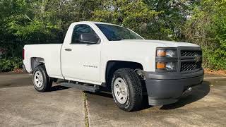 2015 Chevrolet Silverado 1500 Work Truck 2WD Regular Cab 4.3L V6 71K Driven Miles