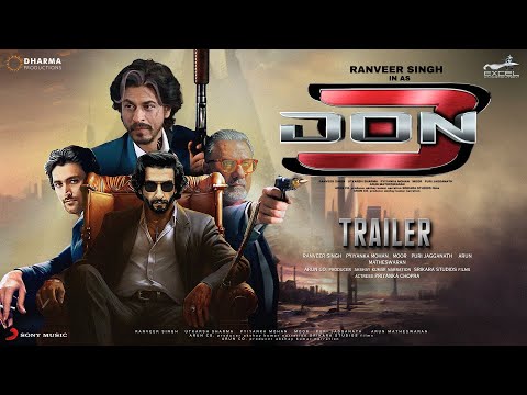 DON 3 - Trailer | Ranveer Singh | Shah Rukh Khan | Priyanka Chopra | Jacqueline, Kiara Advani, Kunal