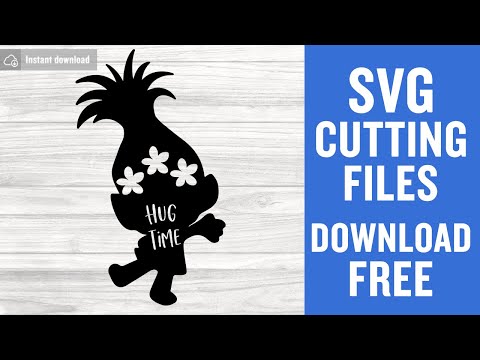 Trolls Poppy Svg Free Cutting Files for Cricut Instant Download