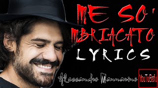 Video thumbnail of ""me sò mbriacato" HD (LYRICS)"