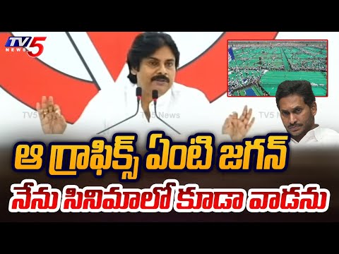 పాపం దొరికిపోయారు | Pawan Kalyan SATIRICAL COMMENTS On CM Jagan SIDDHAM Sabha GRAPHICS | TV5 News - TV5NEWS