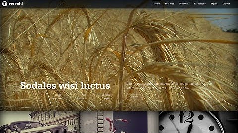 JoomlaXTC Retroid Template Tutorial Part 1