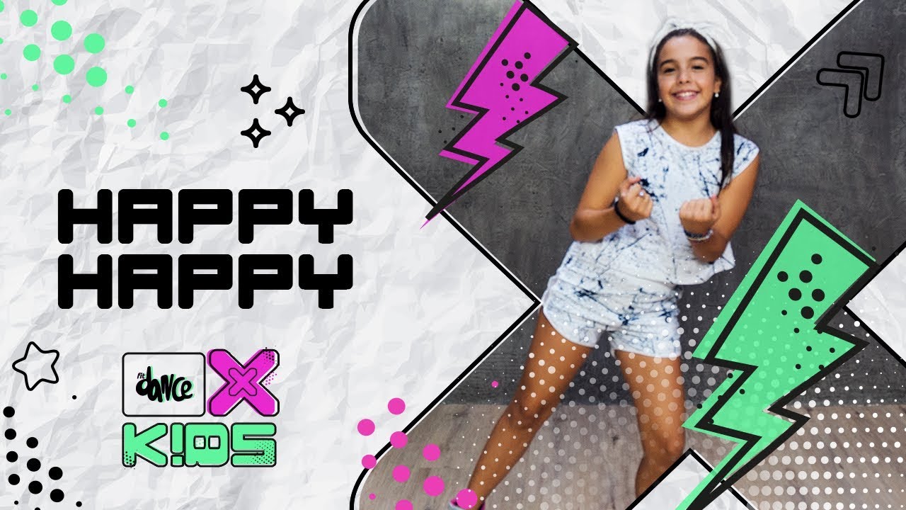 Happy Happy   Nacho ft Los Mendoza  FitDance Kids Coreografa Dance Video