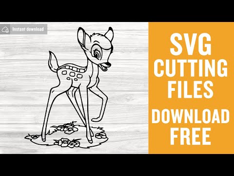 Bambi Free Svg Cutting Files for Scan n Cut Free Download