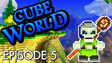 CRUSHING CATACOMBS + OUR FIRST PET | Cube World with NoobSniper Episode 5