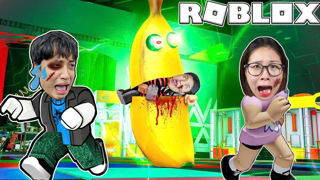 Bun Cùng Team bqThanh Chạy Trốn Quả Chuối Quỷ Ám Thích Ăn Thịt Người , Team bqThanh Có Thoát Được ??