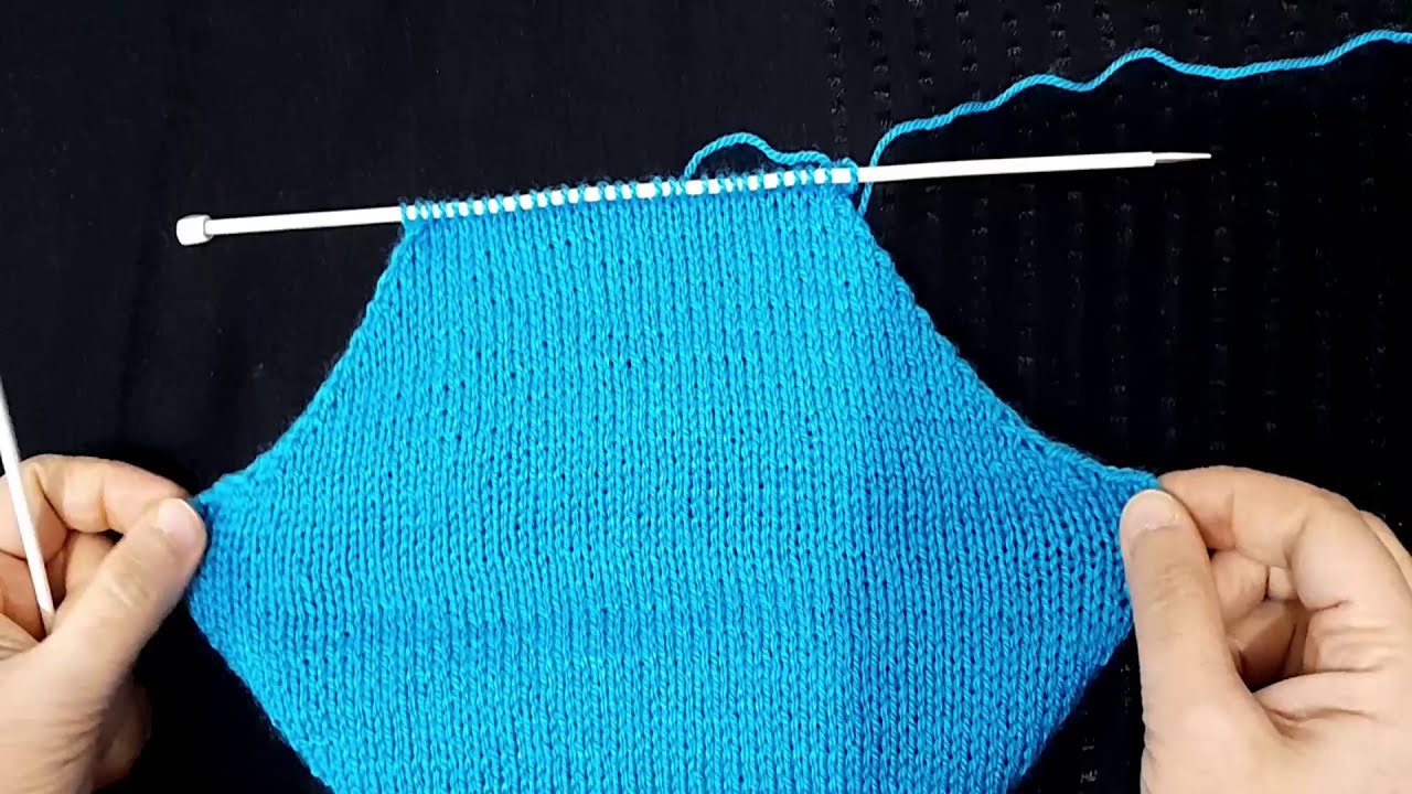 Как убавить петли в рукавах (вязание на двух спицах)