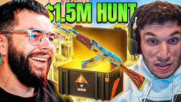 NADESHOT REACTS TO TRAINWRECKS $100,000 CASE OPENING (INSANE)