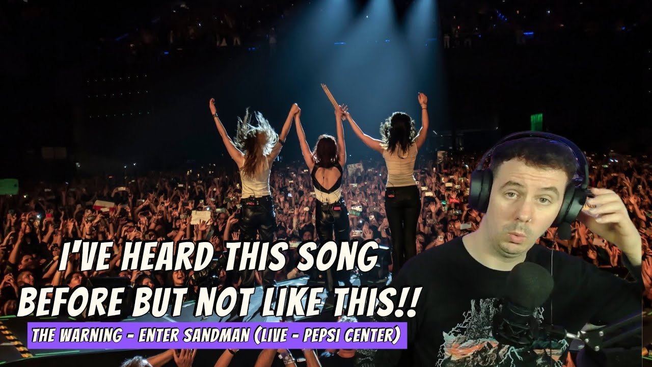 Metalhead Reacts to The Warning – “Enter Sandman” (Live at the Pepsi Center) | First Time Reaction