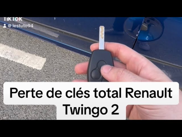 Perte de clé total Renault Twingo 2￼ all key lost 