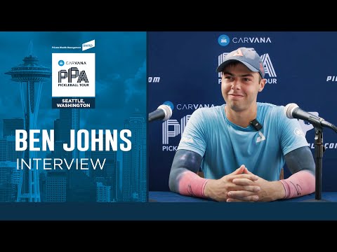 Ben Johns Men's Singles Finalist - Seattle Open