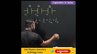 Capacitors in Series | Electric Potential & Capacitance | 12 Physics cbse shorts