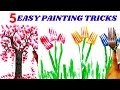 Best 5 painting tricks for beginners5 amazing painting techniques for kidseasy painting hacks diy