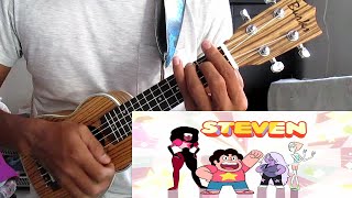 Steven Universe - We are the Crystal Gems -  Tutorial Ukulele (ESPAÑOL) chords