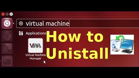 How to uninstall KVM ( Virtual Machine Manager ) in ubuntu in Urdu