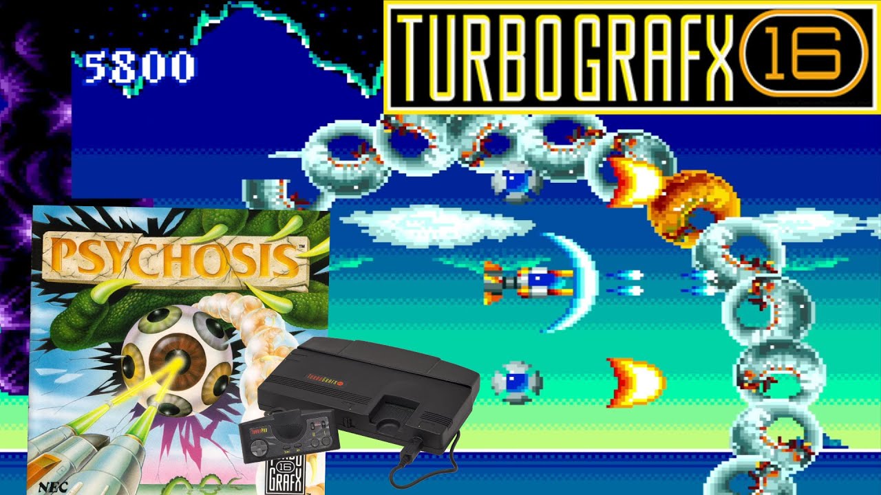 Psychosis (1990) NEC TurboGrafx-16 / PC Engine Gameplay in HD～4K 60FPS