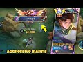 Savage top global martis perfect  super aggressive gameplay  best build 2024  mlbb