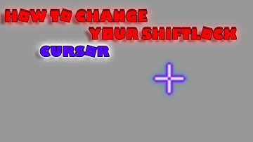How to change your Roblox Shiftlock Cursor 2024!