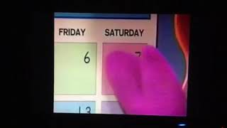 Barney & Friends There Are Seven Days Song 1999