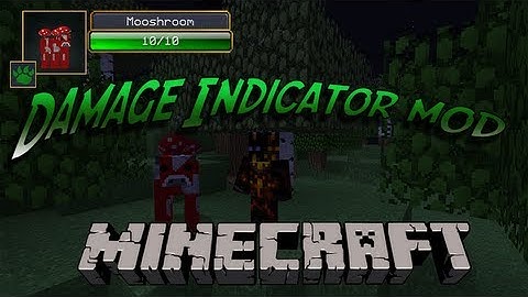 Minecraft Mod Showcase | Damage Indicator | 1.4.7